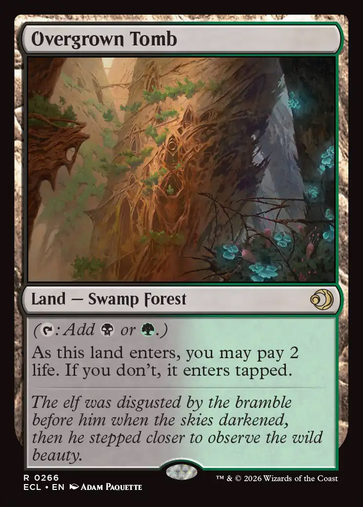 Overgrown Tomb | Lorwyn Eclipsed | Standard | Card Kingdom
