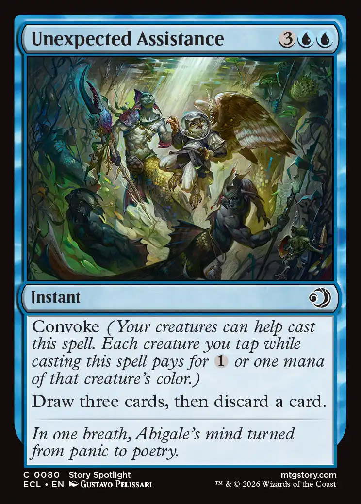 Unexpected Assistance | Lorwyn Eclipsed | Standard | Card Kingdom
