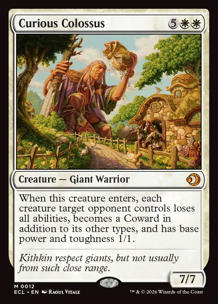 Curious Colossus | Lorwyn Eclipsed Foil | Standard | Card Kingdom