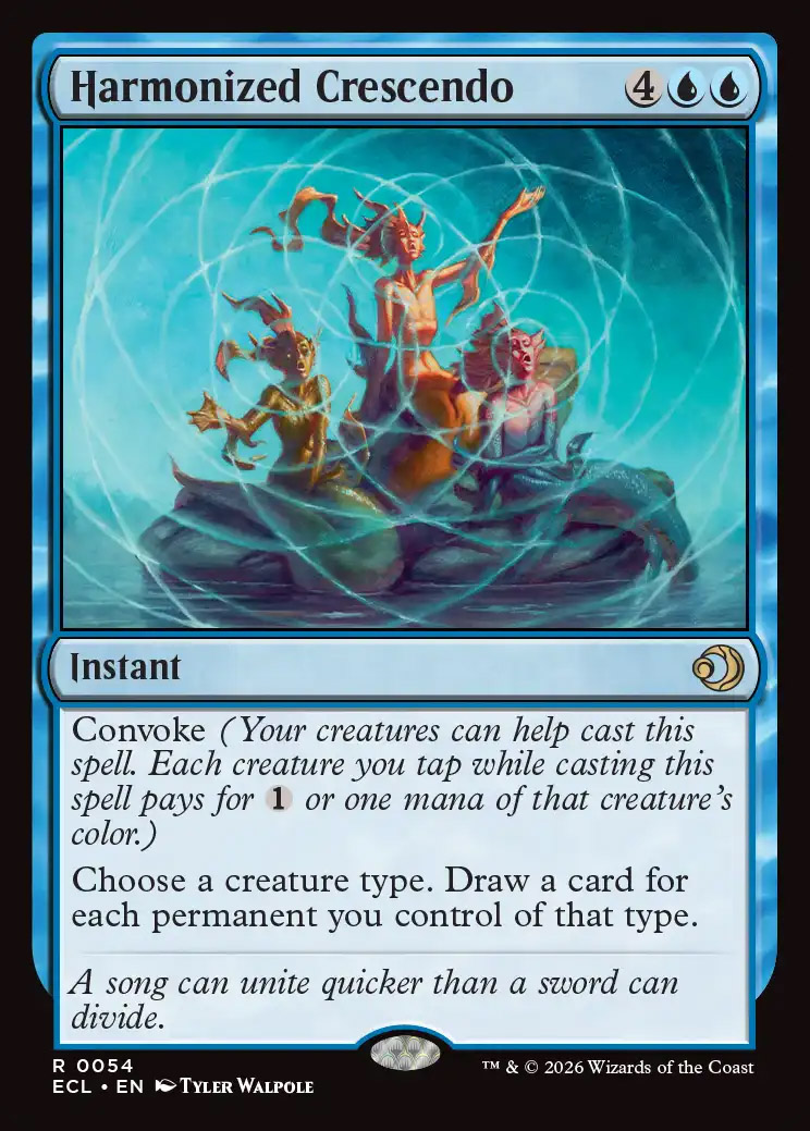 Harmonized Crescendo | Lorwyn Eclipsed Foil | Standard | Card Kingdom