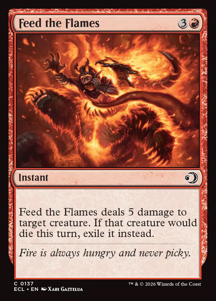 Feed the Flames | Lorwyn Eclipsed | Standard | Card Kingdom
