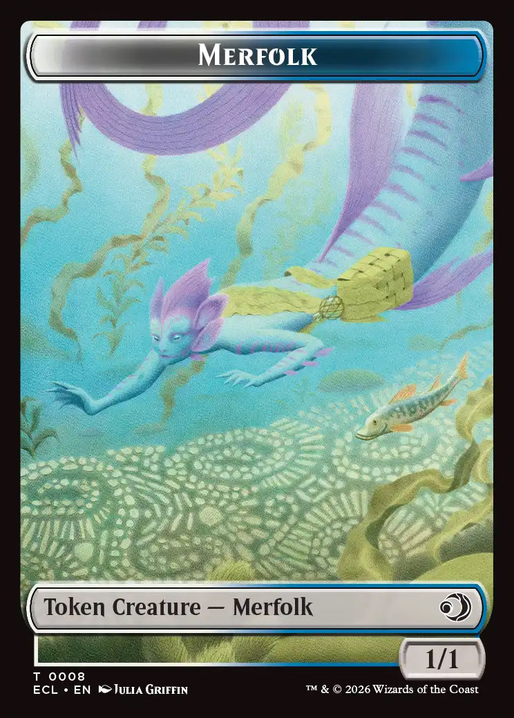 mtg cards that make merfolk tokens Merfolk Token (1/1 - Hexproof) by Peter Mohrbacher