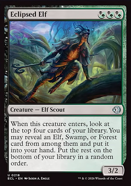 elf draw card mtg Legolas Greenleaf [The Lord of the Rings: Tales of Middle-Earth Comman