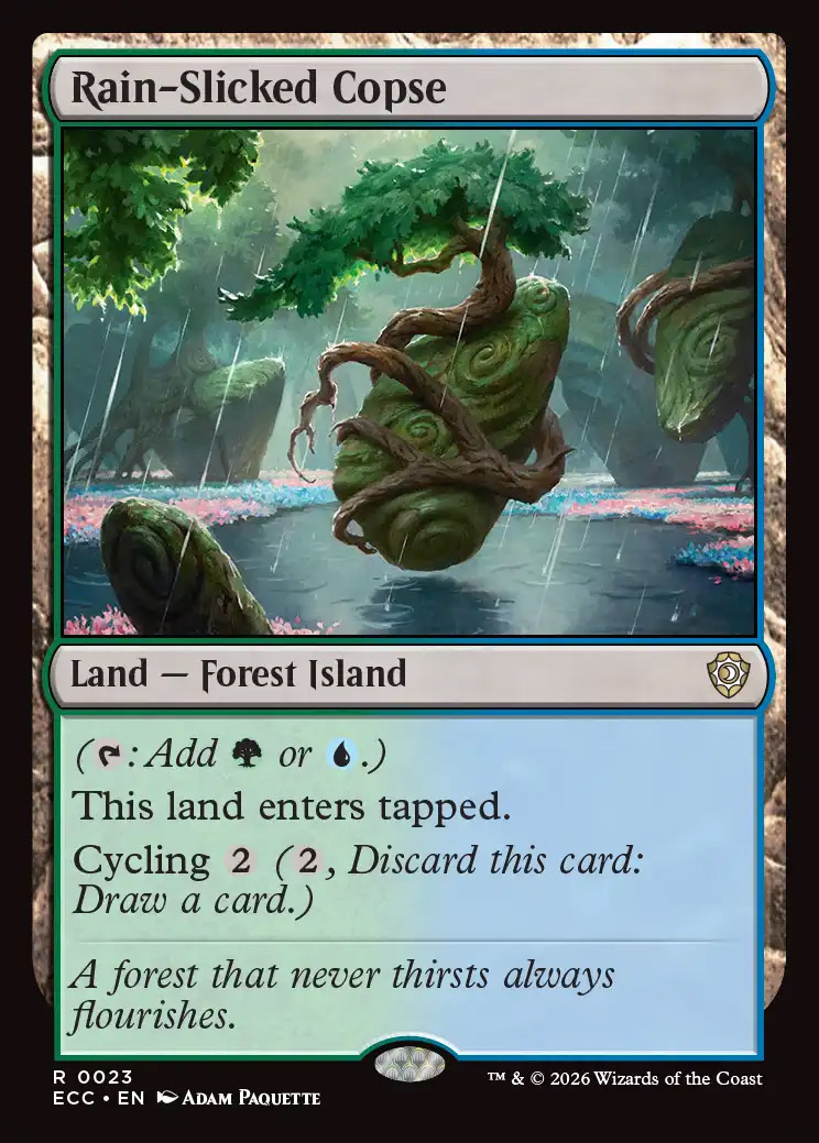 Rain-Slicked Copse | Lorwyn Eclipsed Commander Decks | Commander | Card  Kingdom
