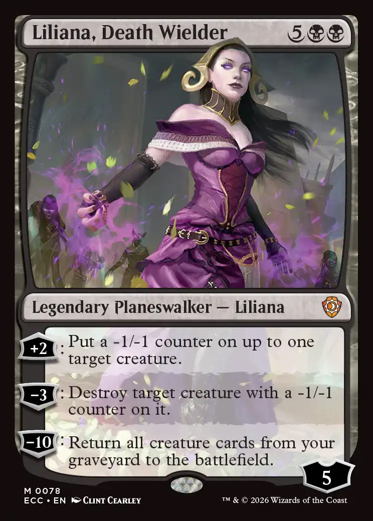 mtg liliana commander deck Liliana, Death Wielder | Lorwyn Eclipsed Commander Decks | Commander