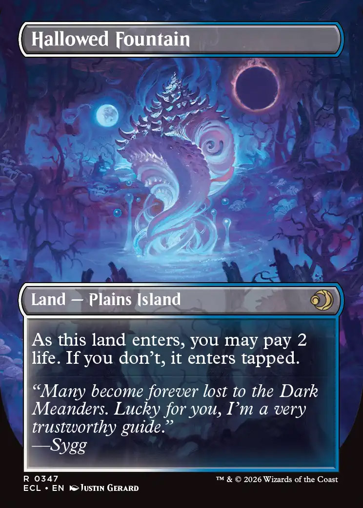 Hallowed Fountain | Lorwyn Eclipsed Variants | Standard | Card Kingdom