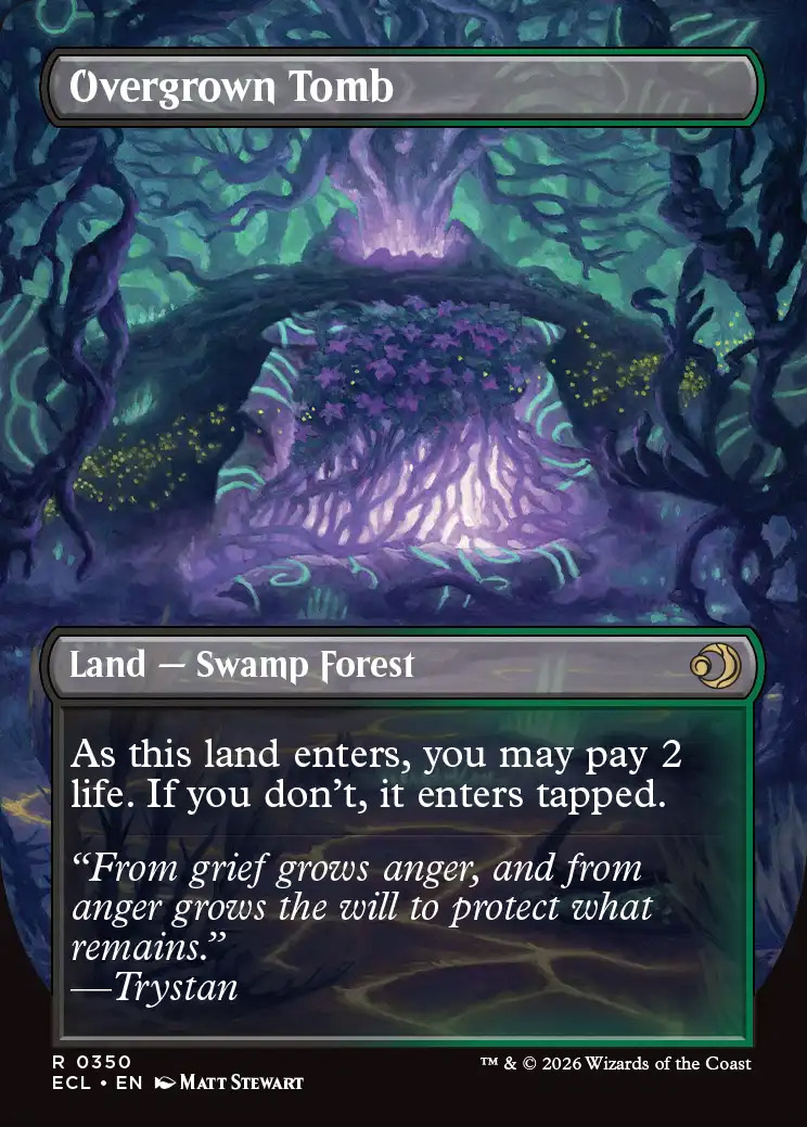 Overgrown Tomb | Lorwyn Eclipsed Variants Foil | Standard | Card
