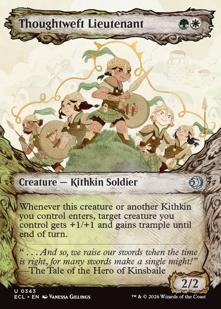 Thoughtweft Lieutenant | Lorwyn Eclipsed Variants | Standard | Card Kingdom