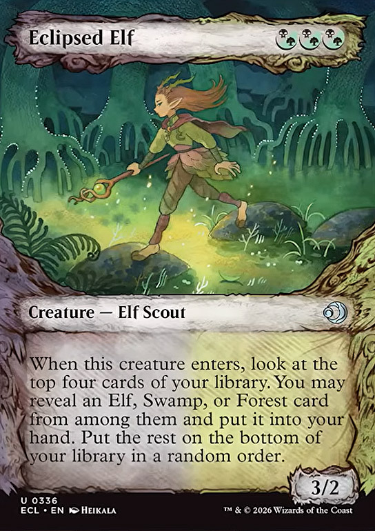 Eclipsed Elf | Lorwyn Eclipsed Variants Foil | Standard | Card Kingdom