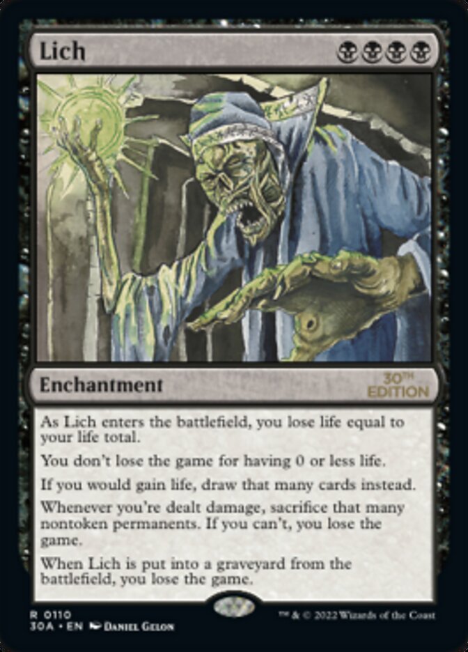 Lich | Magic 30th Anniversary Edition | Card Kingdom