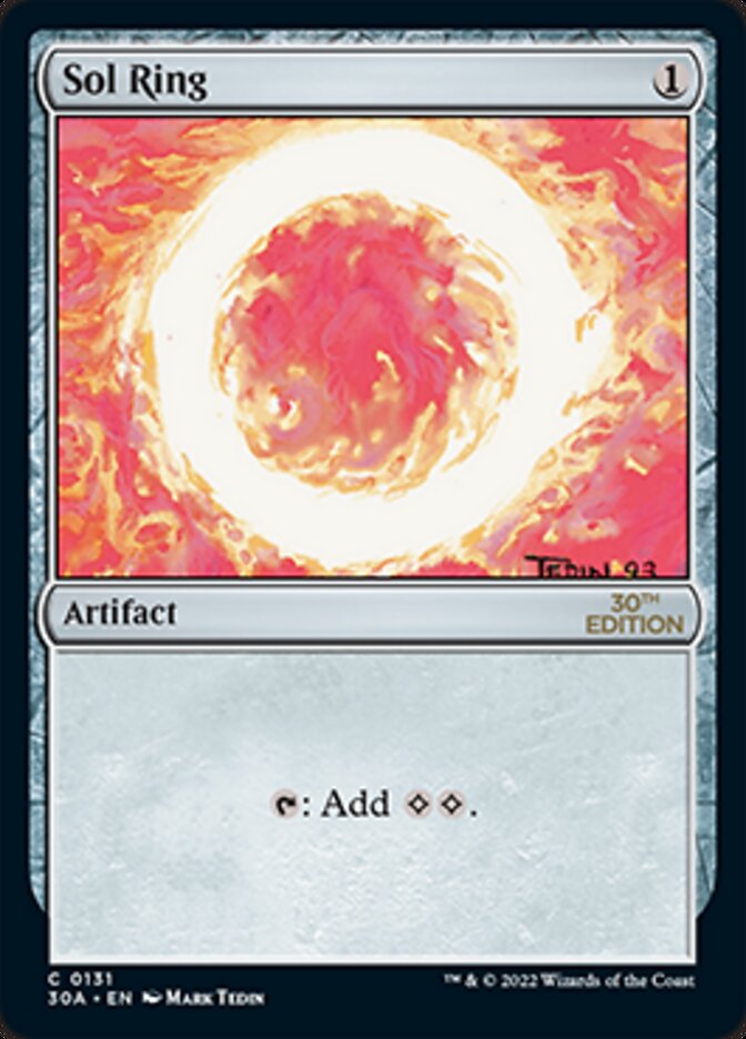 Sol Ring | Magic 30th Anniversary Edition | Card Kingdom