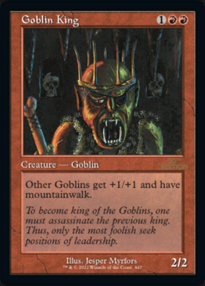 【PSA10】MTG 30th ゴブリンの王Goblin King コレクション magic-30th-anniversary-edition