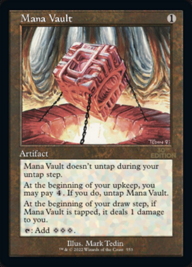Mana Vault | Magic 30th Anniversary Edition | Card Kingdom