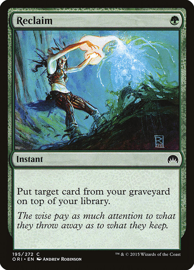 mtg origins cards Magic The Gathering : Magic This set will explore the Planeswalkers home worlds Reclaim | Magic Origins |