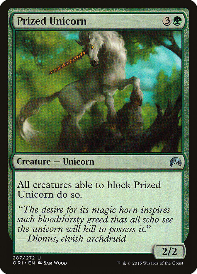 unicorn mtg cards Magic The Gathering - Foundations - Good-Fortune Unicorn main image 1