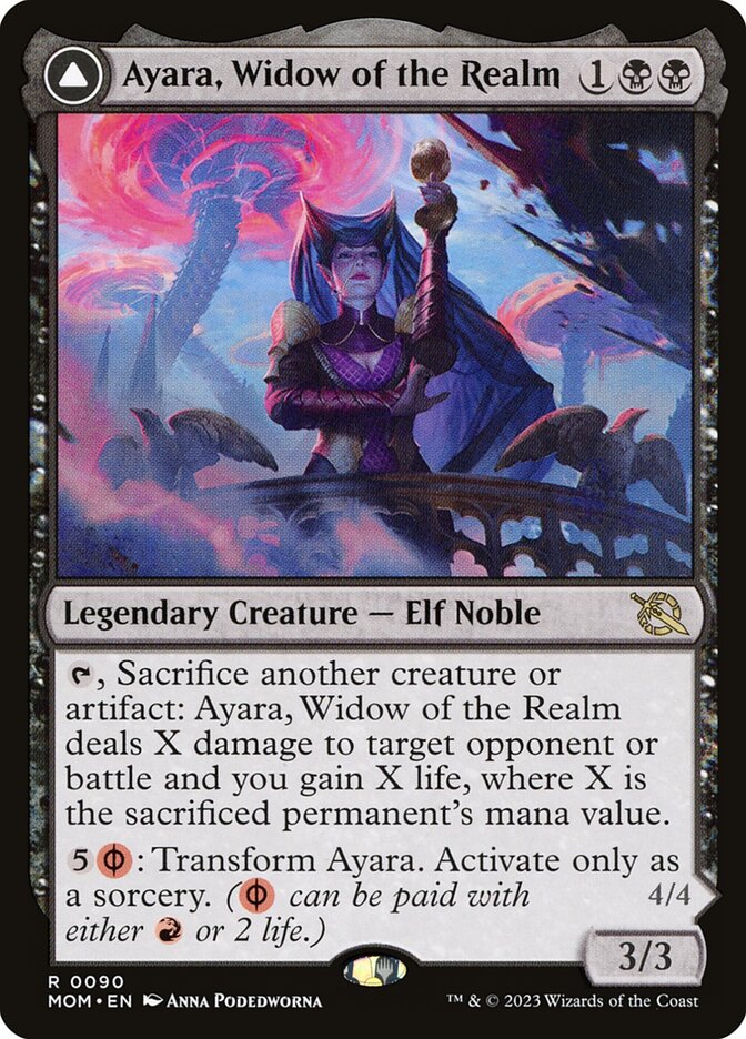 Ayara, Widow of the Realm | March of the Machine | Standard | Card Kingdom
