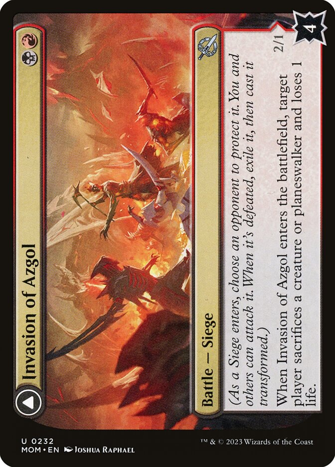invasion cards mtg march of the machines Alara // Awaken Maelstrom [March of the Machine] then cast it transformed.) When Invasion of Kaldheim enters the battlefield Invasion of Dominaria