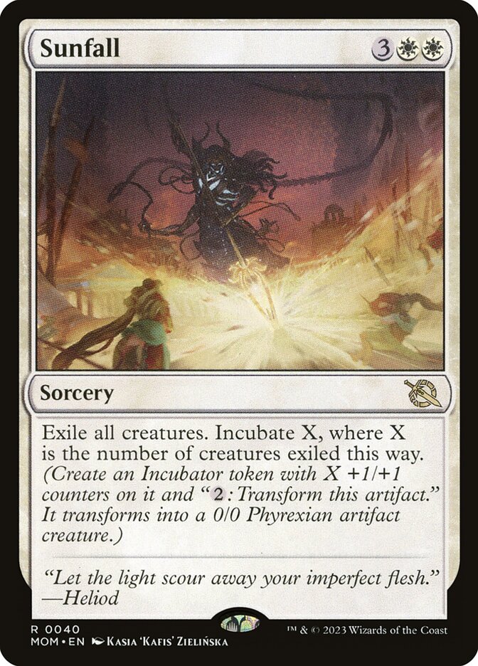 Sunfall | March of the Machine Foil | Standard | Card Kingdom