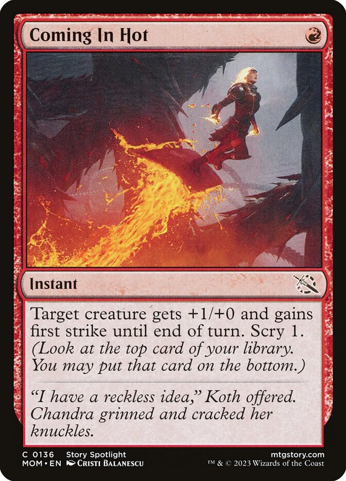 hottest mtg cards Coming In Hot | March of the Machine | Standard