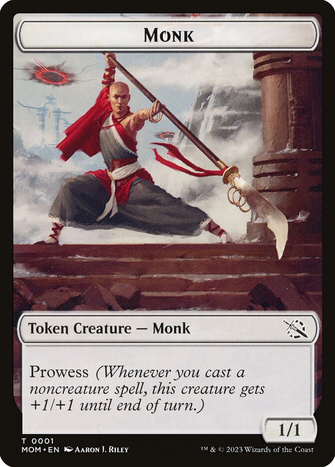 Tarkir: Dragonstorm: Monk Token (0003)
