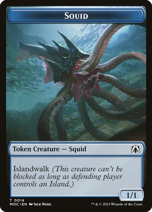 Squid // Human Token | March of the Machine Commander Decks | Commander |  Card Kingdom