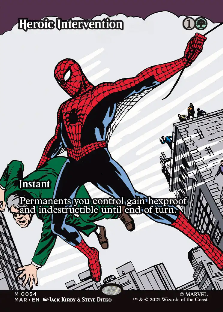 Marvel's Spider-Man Variants Foil: Peter Parker (0232 - Borderless)