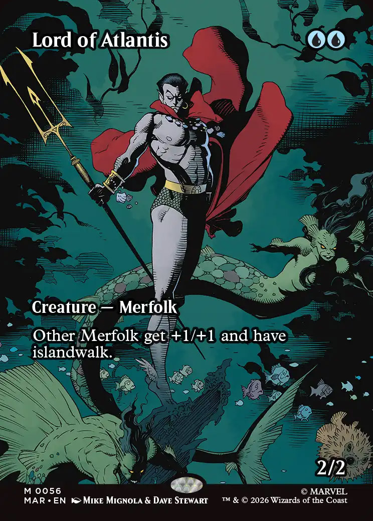 Marvel Eternal-Legal Foil: Lord of Atlantis