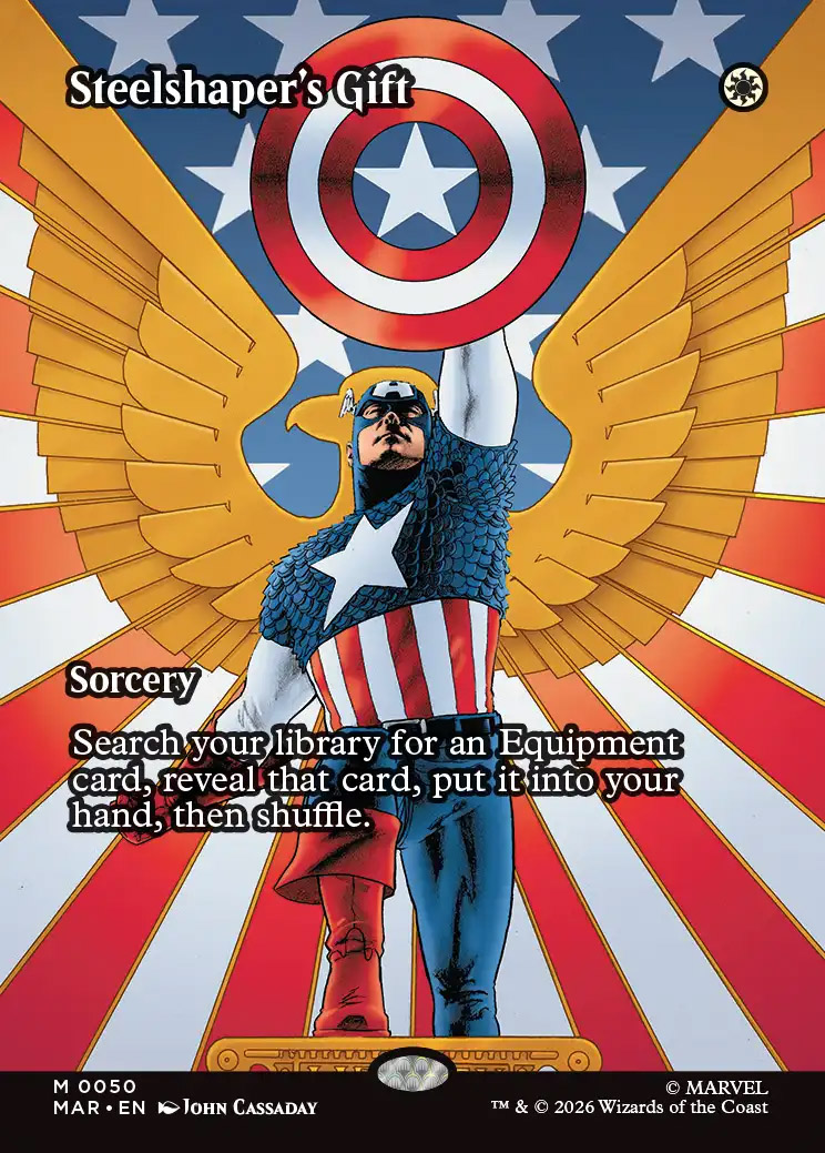 Marvel Eternal-Legal: Sword of Fire and Ice (Patriotic Shield)