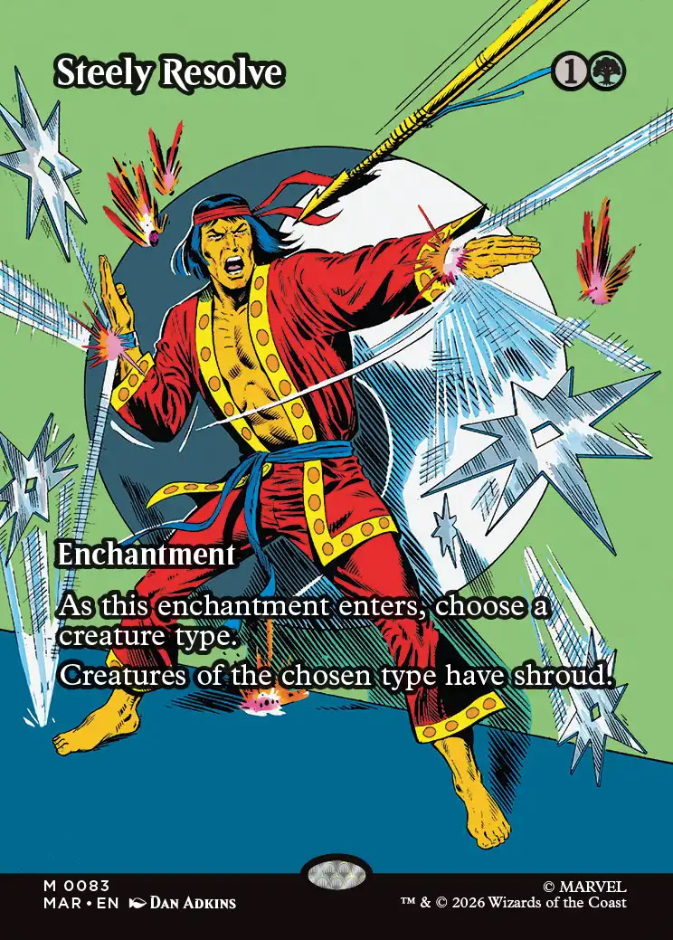 Marvel Eternal-Legal Foil: Steely Resolve