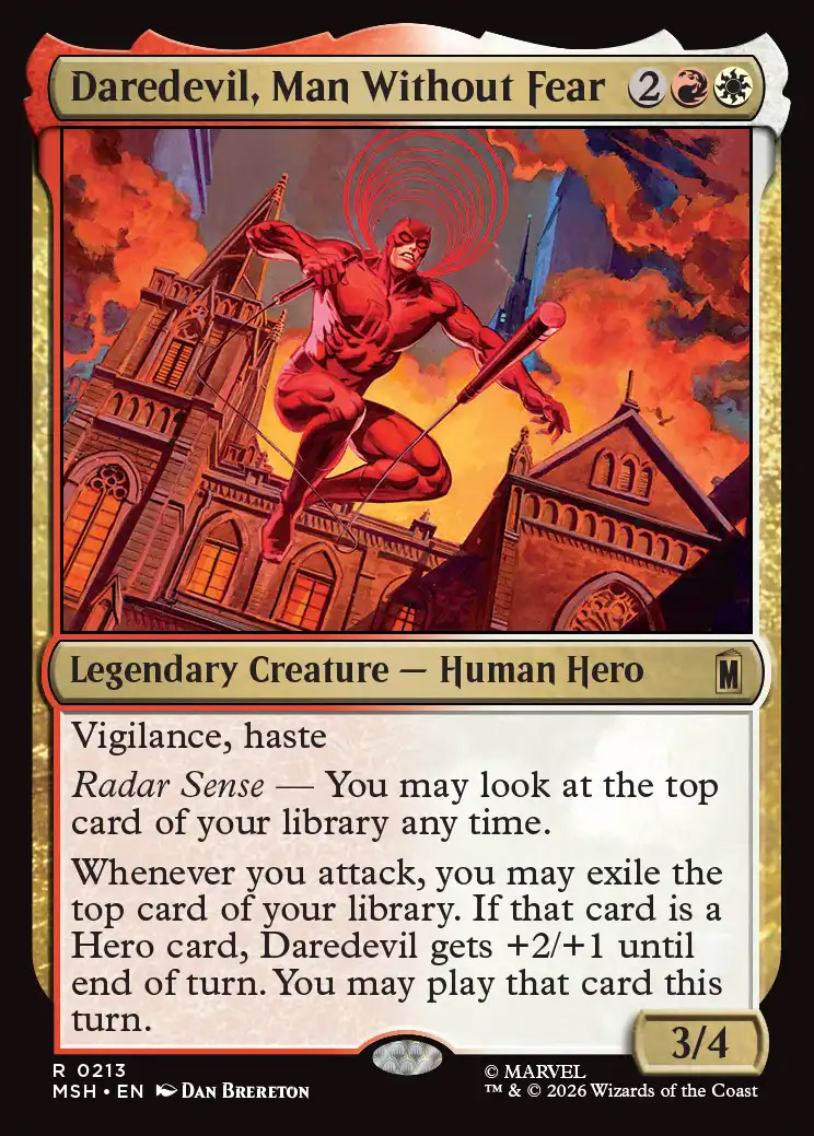 Marvel Super Heroes: Daredevil, Man Without Fear
