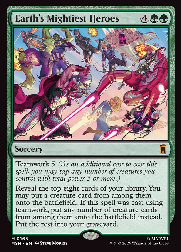 hero cards mtg in Training - Marvel Super Heroes The Gathering (MTG) card images and symbols Wizards of the Coast Earth's Mightiest Heroes | Marvel