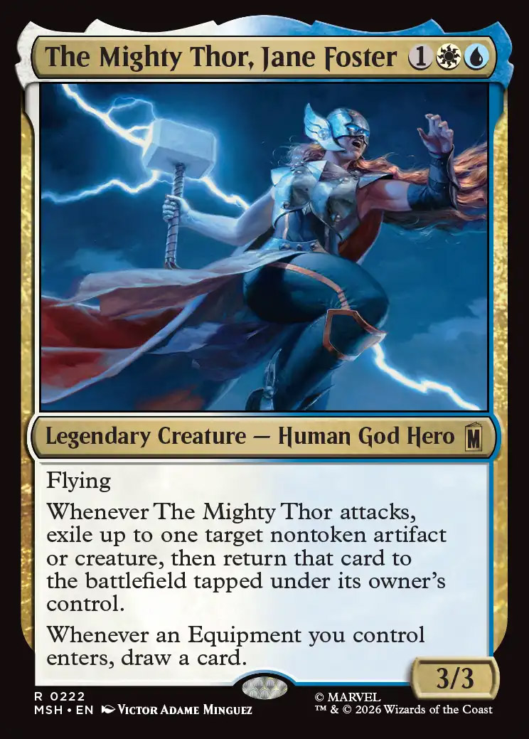 thor mtg card Thor Odinson - Marvel Super Heroes