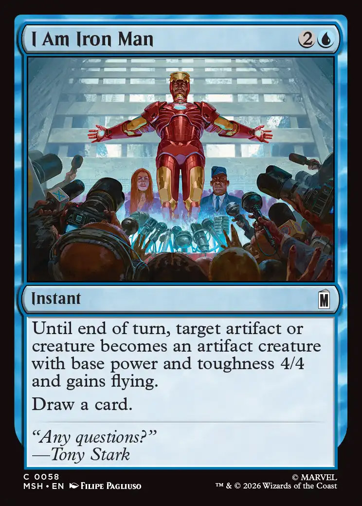 iron man mtg card Commander Deck EDH Deck Man, Titan of Innovation 100 Magic  Moonveil Games haste Genius Industrialist  Whenever Iron Man attacks What are the correct stats