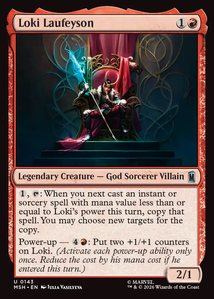 Loki, God of Mischief | Marvel Super Heroes Foil | Card Kingdom