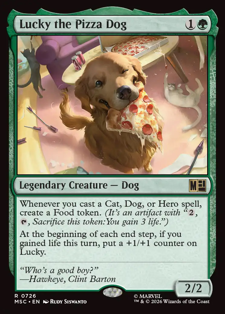 Marvel Super Heroes Eternal-Legal: Lucky the Pizza Dog