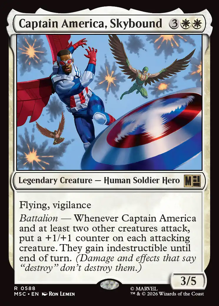 mtg captain america commander deck Magic: The Gathering | Marvel Super Heroes Catch — At the beginning of combat on your turn MTG Commander Deck EDH Deck