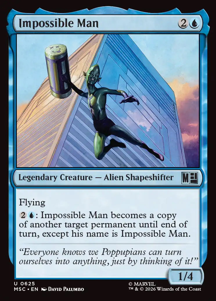 MTG インポッシブル・マンImpossible Man 英語foil４枚セット marvel-super-heroes-eternal-
