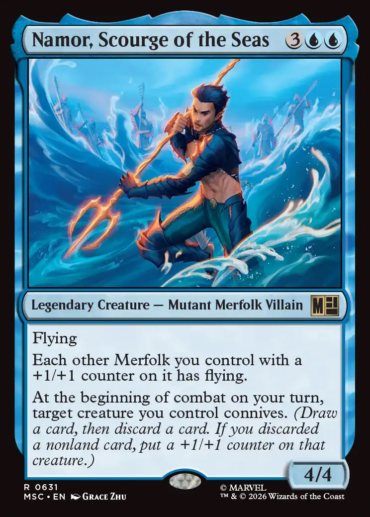 Namor the Sub-Mariner | Marvel Super Heroes Foil | Card Kingdom