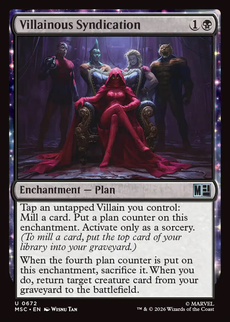 cloak top card of library mtg Villainous Syndication | Marvel Super Heroes Eternal-Legal MTG Cryptic Coat Murders at