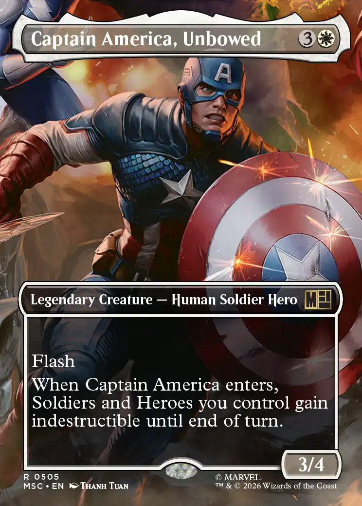 Captain America, Skybound | Marvel Super Heroes Eternal-Legal Foil