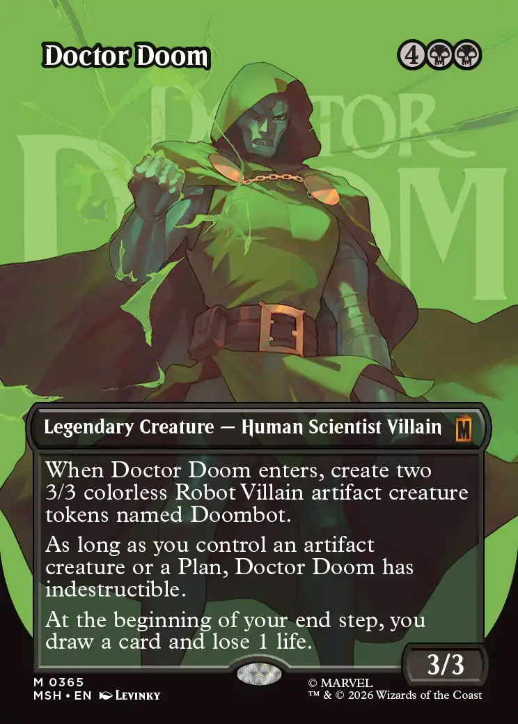 Doctor DOOM ドクタードゥーム コミックFoil marvel-super-heroes-variants-