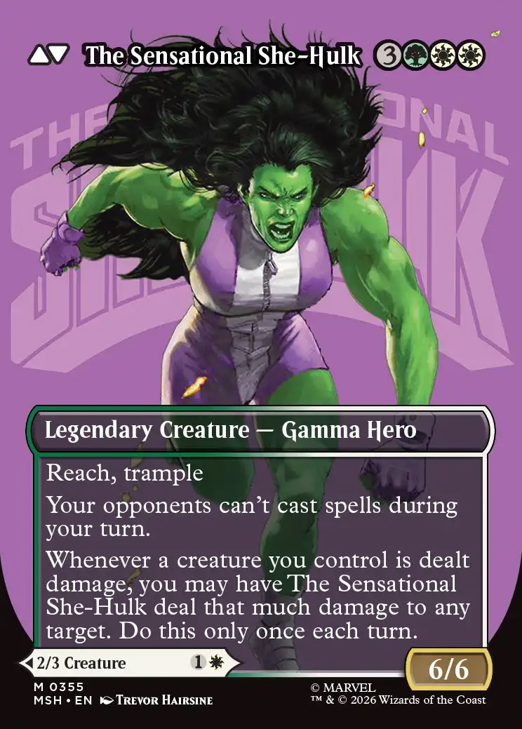 MTG Jennifer Walters 伝説のクリーチャー Jennifer Walters | Marvel Super Heroes Variants | Card Kingdom