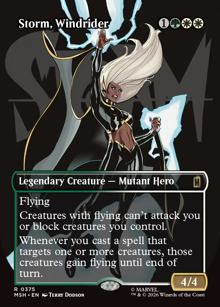 storm mtg cards marvel Storm, Windrider | Marvel Super Heroes Variants