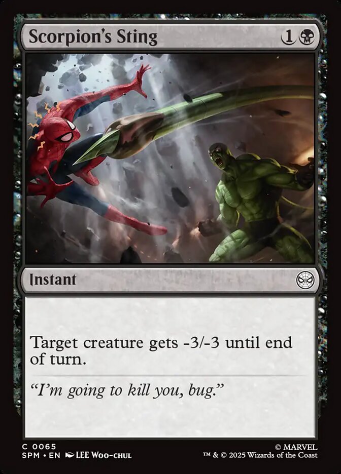 Marvel's Spider-Man Foil: Scorpion's Sting