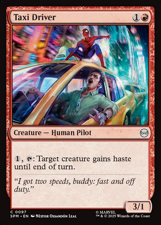 Marvel's Spider-Man Foil: Taxi Driver