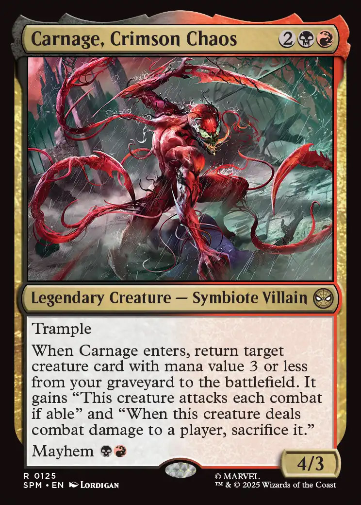 carnage card mtg Judith, Carnage Connoisseur SPELLS DEATHTOUCH Magic MTG Custom Command –  CommanderComplete