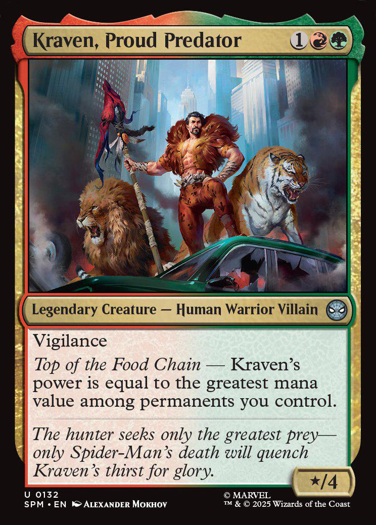 Marvel's Spider-Man Foil: Kraven, Proud Predator