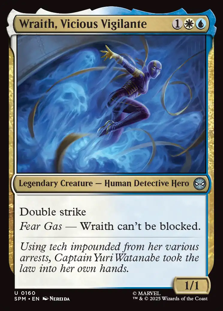 wraith mtg cards Lord of the Nazgul Altered Art Magic Commander Lord of the Rings LOTR not actual card. Wraith, Vicious Vigilante | Marvel's