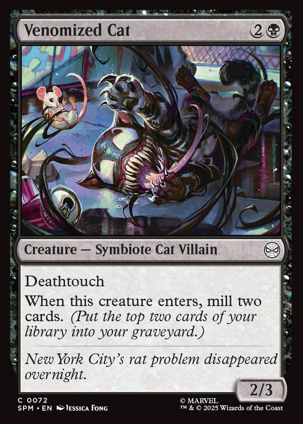 Marvel's Spider-Man Foil: Venomized Cat