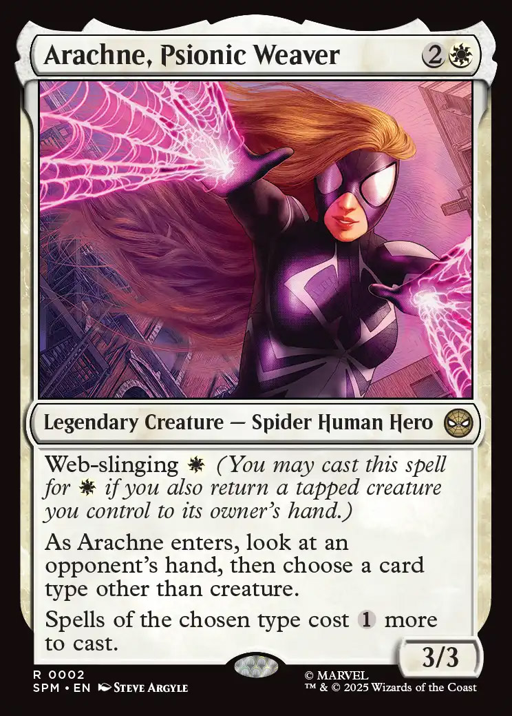 Marvel's Spider-Man Foil: Arachne, Psionic Weaver